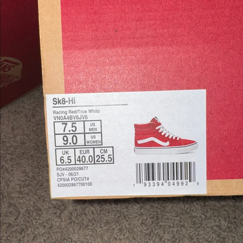 VANS ~ SK8-Hi Hightop - Picture 7 of 7